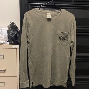Victoria secret green long sleeve t shirt